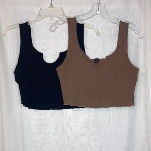 🚨3/$18 Ribbed Crop Tank Bundle